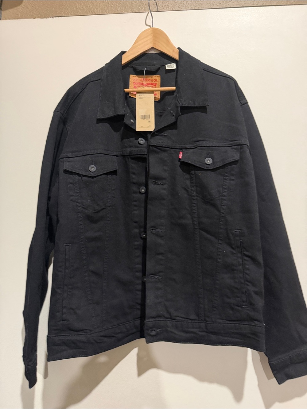 Levi's Men's Black Button-Up Shirt Jacket